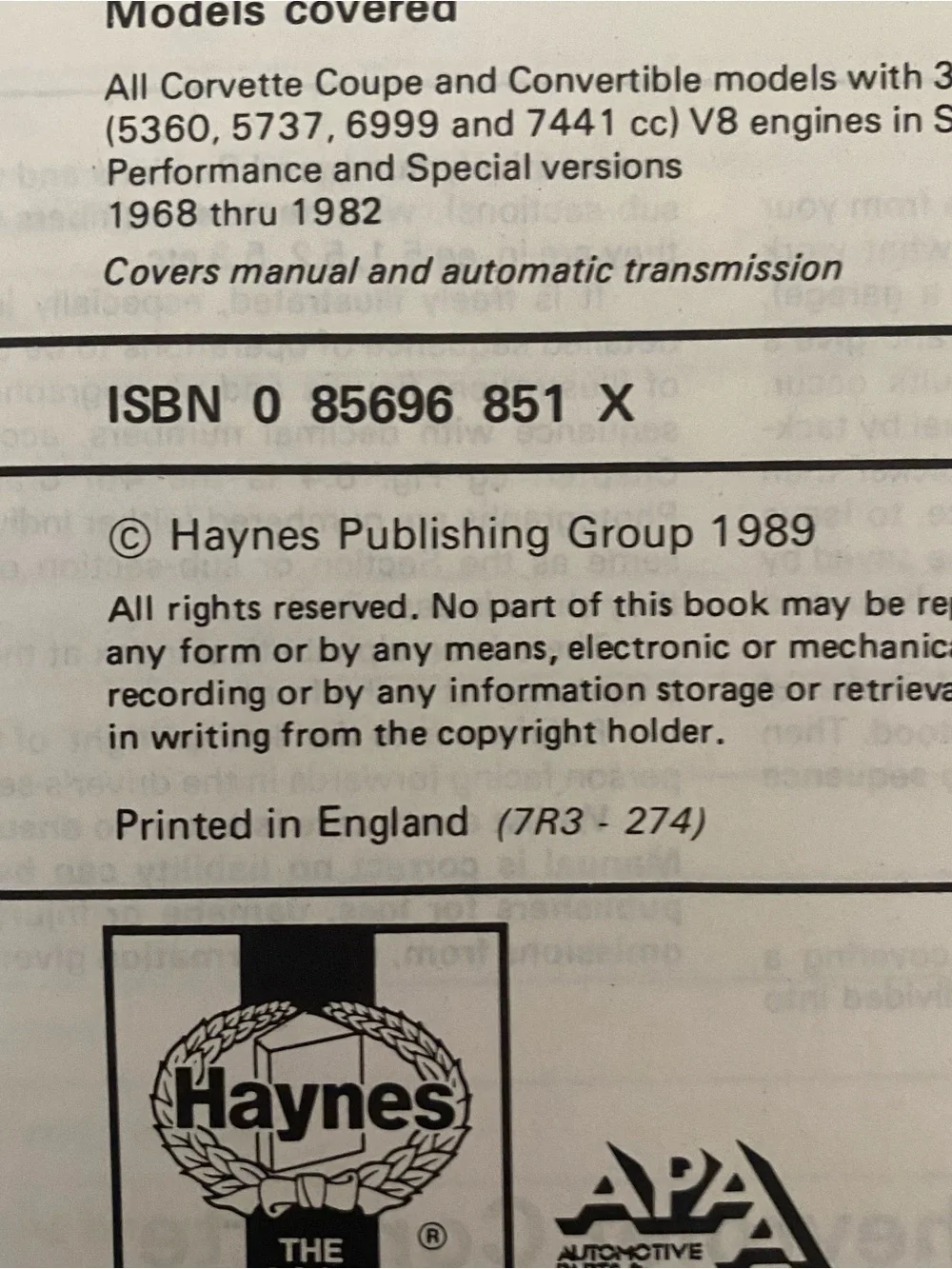 Haynes writing some
